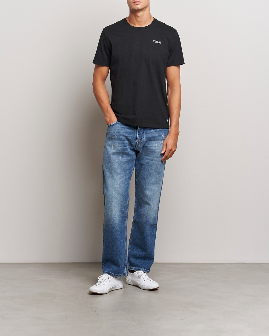 Hombres | Camisetas | Polo Ralph Lauren | Logo Cotton Jersey Sleep T-Shirt Black