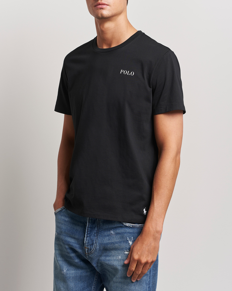 Hombres | Camisetas | Polo Ralph Lauren | Logo Cotton Jersey Sleep T-Shirt Black