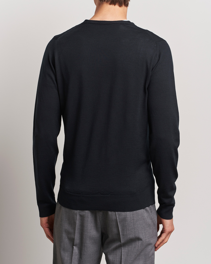 Hombres | Jerséis y prendas de punto | John Smedley | Petworth Extra Fine Merino Cardigan Black