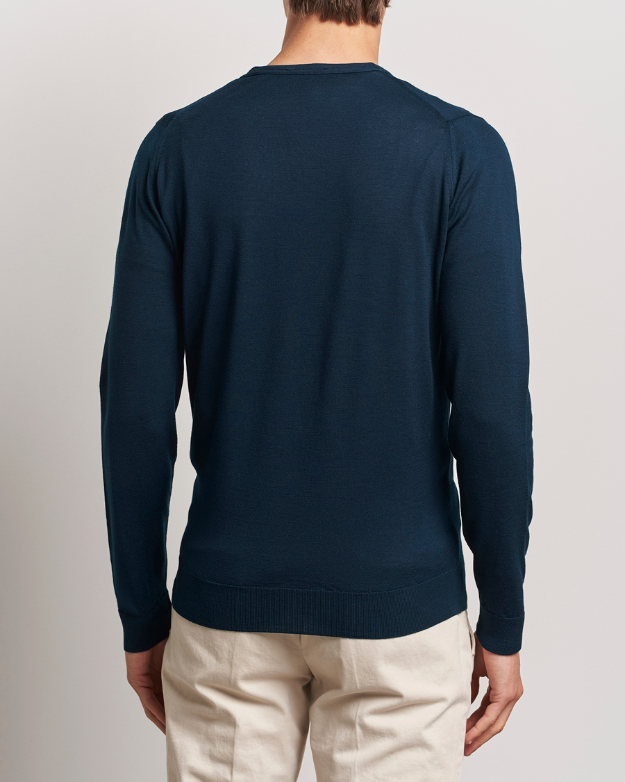 Hombres | Jerséis y prendas de punto | John Smedley | Petworth Extra Fine Merino Cardigan Orion Green