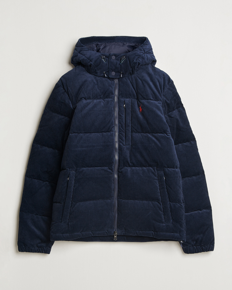 Hombres | Abrigos y chaquetas | Polo Ralph Lauren | El Cap Corduroy Down Jacket Aviator Navy