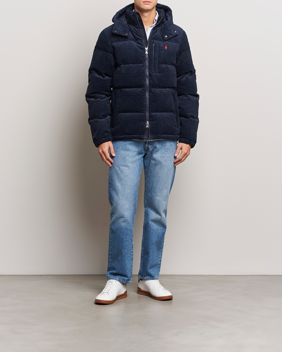 Hombres | Abrigos y chaquetas | Polo Ralph Lauren | El Cap Corduroy Down Jacket Aviator Navy