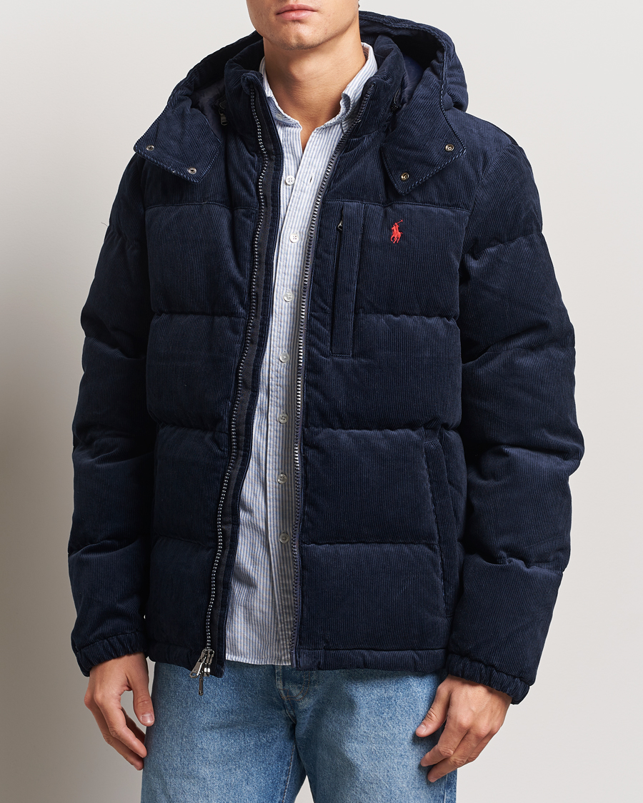 Hombres | Abrigos y chaquetas | Polo Ralph Lauren | El Cap Corduroy Down Jacket Aviator Navy