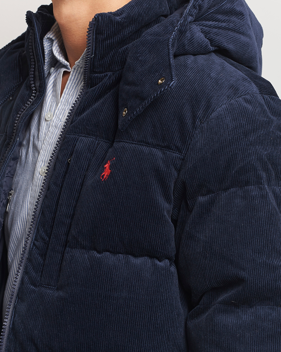 Hombres | Abrigos y chaquetas | Polo Ralph Lauren | El Cap Corduroy Down Jacket Aviator Navy