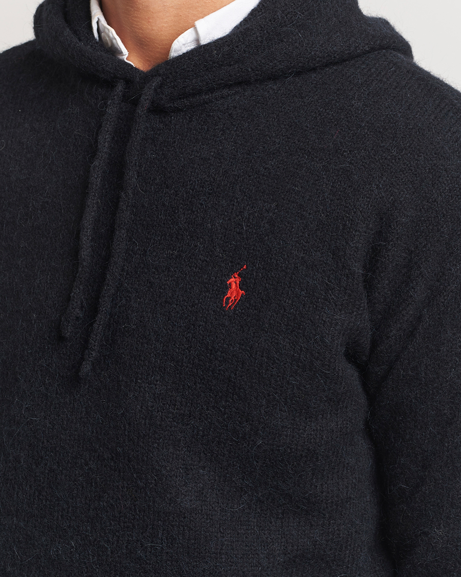 Hombres | Jerséis y prendas de punto | Polo Ralph Lauren | Alpaca Hoodie Polo Black
