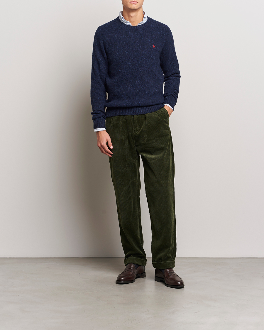 Hombres | Jerséis y prendas de punto | Polo Ralph Lauren | Donegal Sweater Ancient Navy