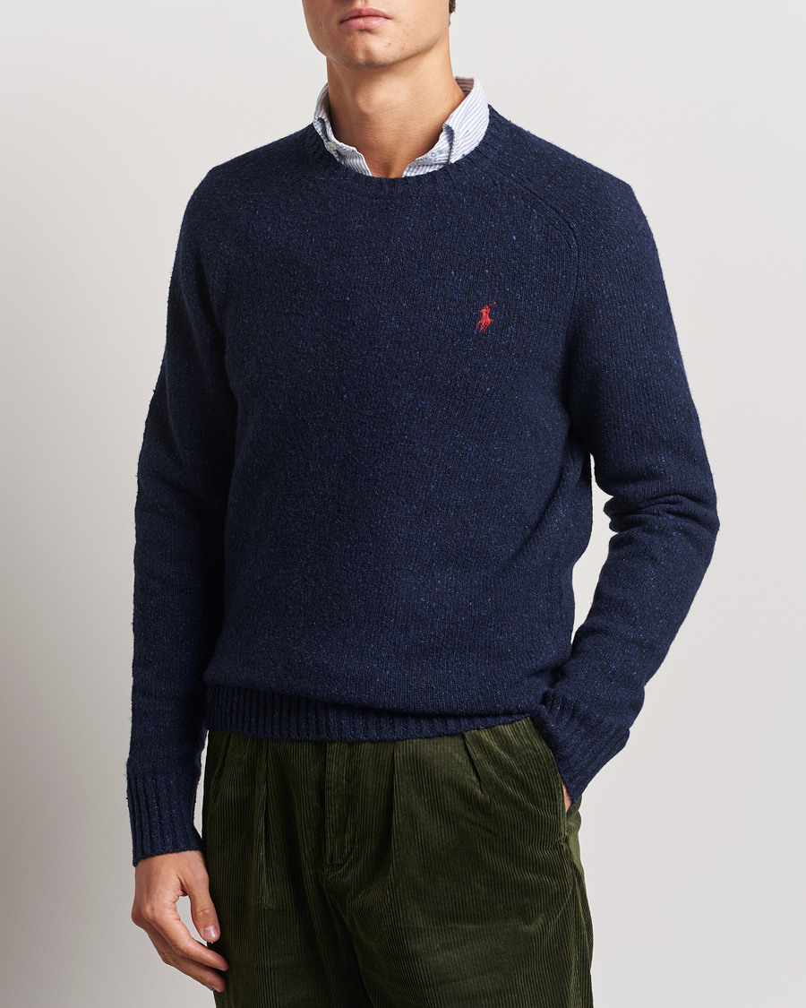Hombres | Jerséis y prendas de punto | Polo Ralph Lauren | Donegal Sweater Ancient Navy