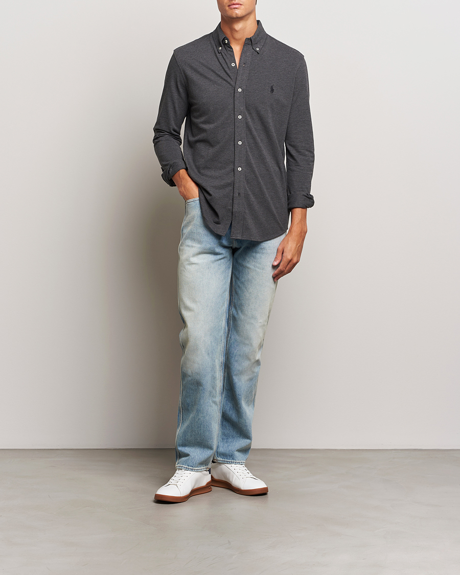Hombres | Camisas | Polo Ralph Lauren | Featherweight Mesh Shirt Windsor Heather