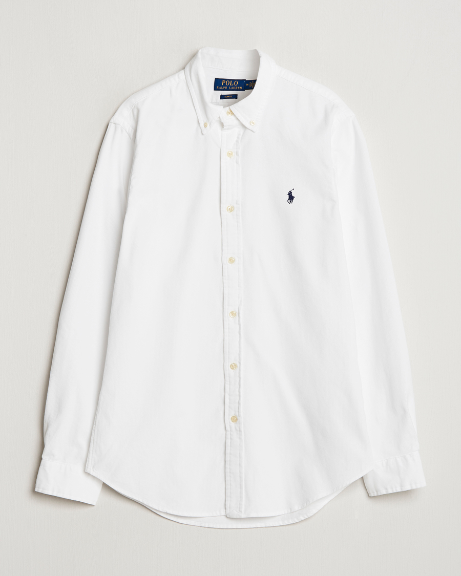 Hombres | Camisas | Polo Ralph Lauren | Slim Fit Corduroy Shirt White