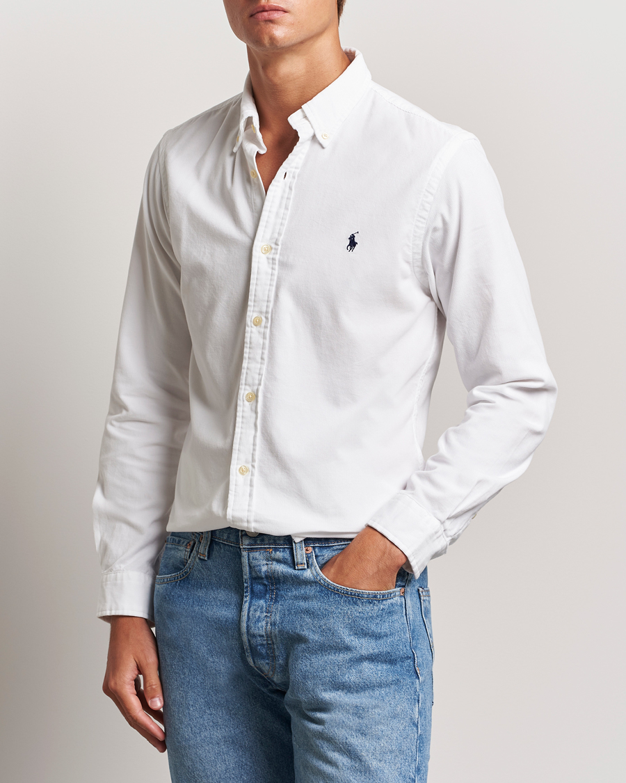 Hombres | Camisas | Polo Ralph Lauren | Slim Fit Corduroy Shirt White