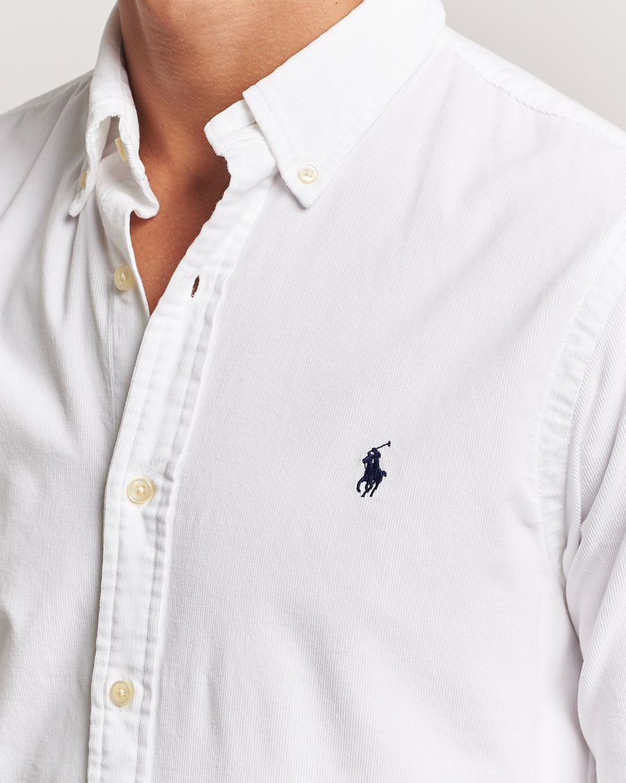 Hombres | Camisas | Polo Ralph Lauren | Slim Fit Corduroy Shirt White