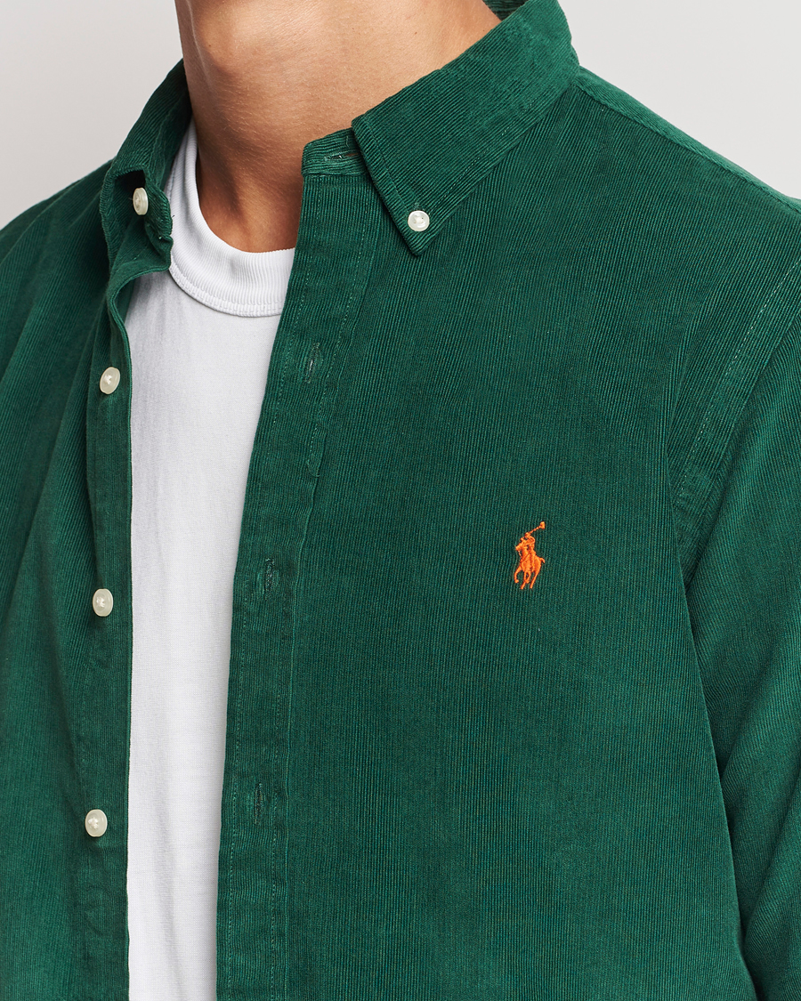 Hombres | Camisas | Polo Ralph Lauren | Slim Fit Corduroy Shirt Vintage Pine