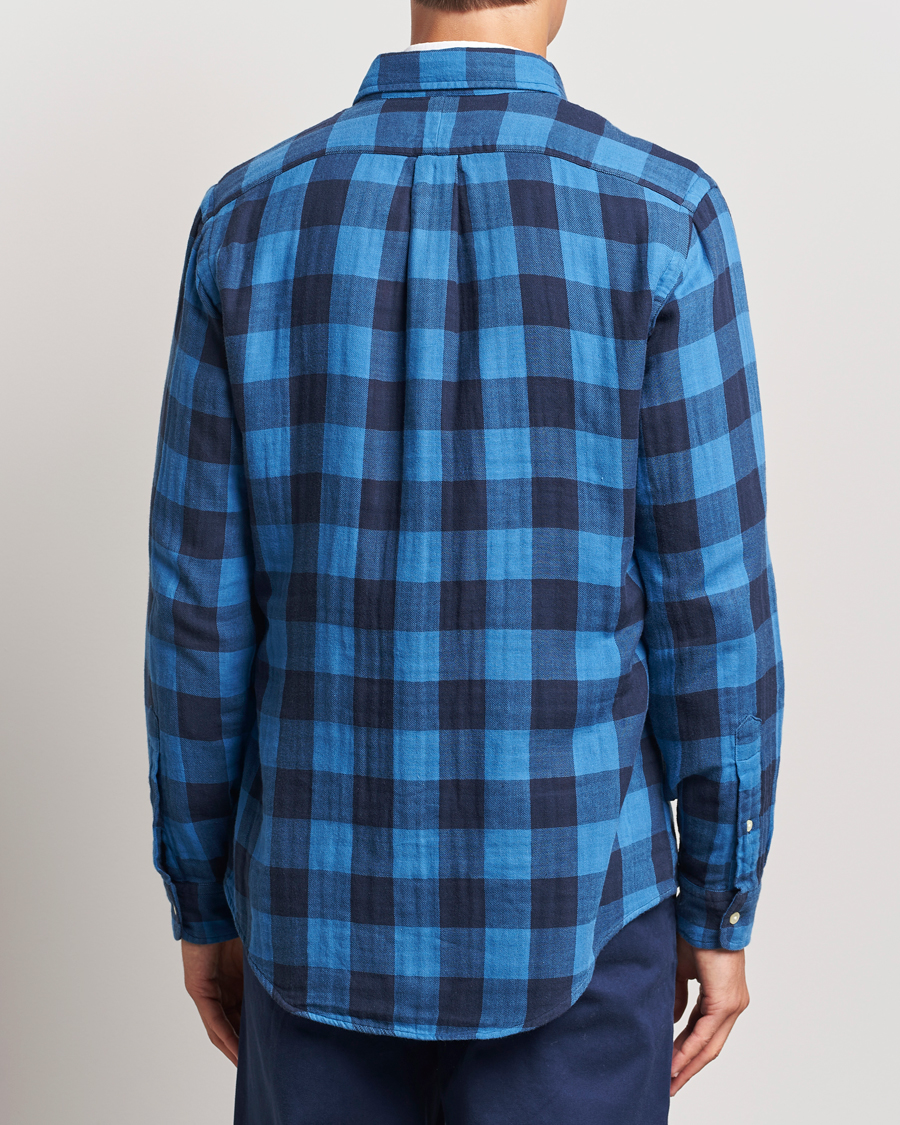Hombres | Camisas | Polo Ralph Lauren | Double Face Custom Fit Check Shirt Royal/Black