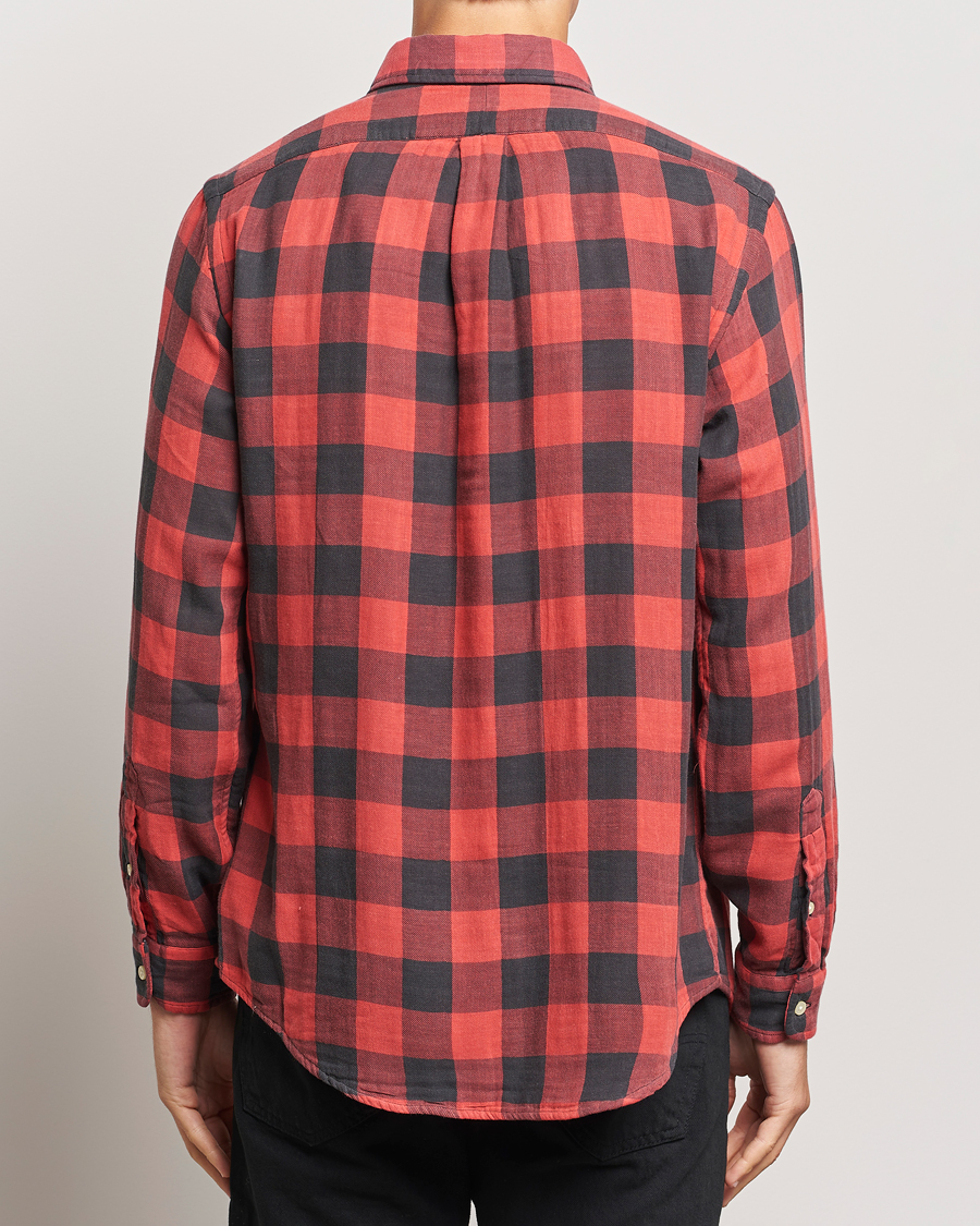 Hombres | Camisas | Polo Ralph Lauren | Double Face Custom Fit Check Shirt Red/Black