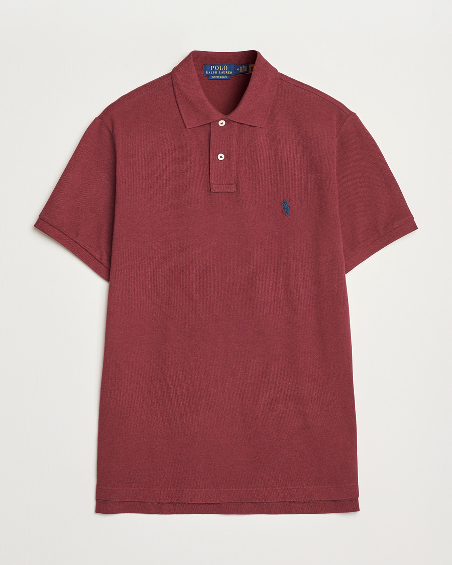 Hombres | Polos | Polo Ralph Lauren | Custom Slim Fit Polo Vintage Port Heather