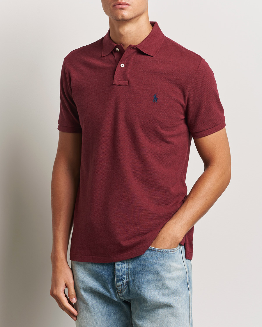 Hombres | Polos | Polo Ralph Lauren | Custom Slim Fit Polo Vintage Port Heather