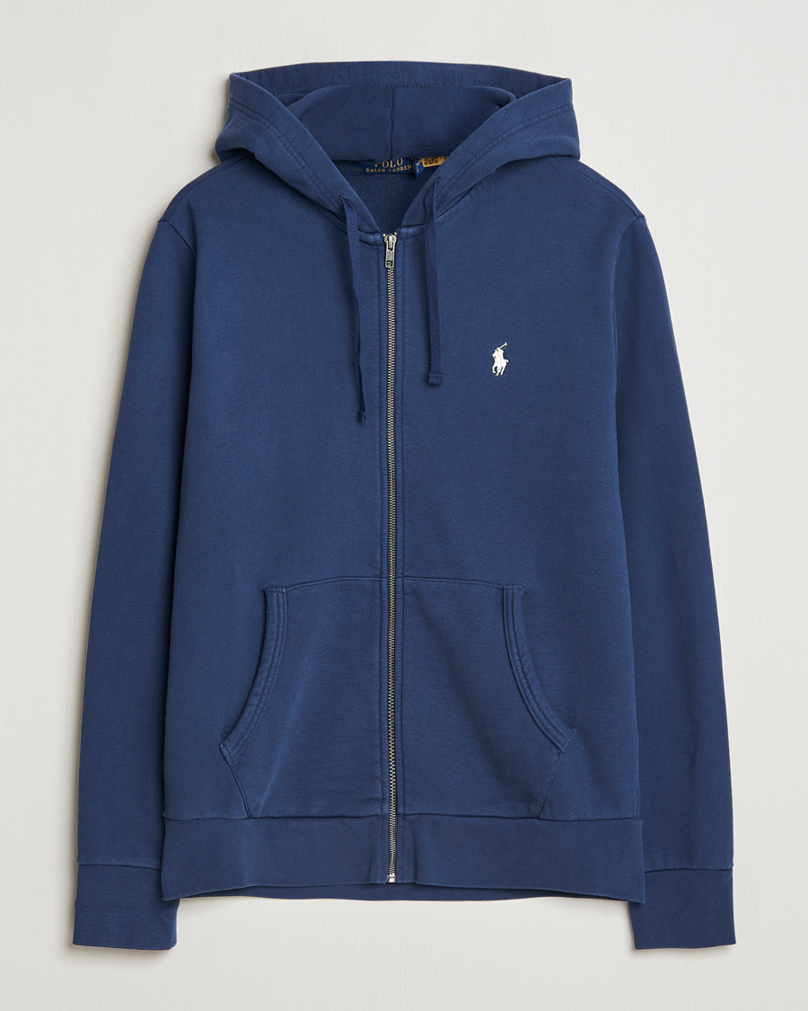 Hombres | Jerséis y prendas de punto | Polo Ralph Lauren | Loopback Terry Full-Zip Hoodie Cruise Navy