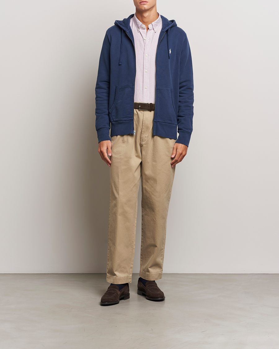Hombres | Jerséis y prendas de punto | Polo Ralph Lauren | Loopback Terry Full-Zip Hoodie Cruise Navy