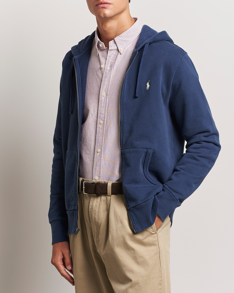 Hombres | Jerséis y prendas de punto | Polo Ralph Lauren | Loopback Terry Full-Zip Hoodie Cruise Navy
