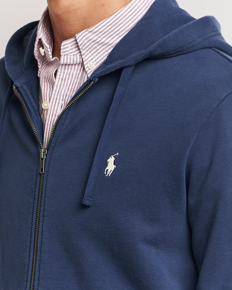 Hombres | Jerséis y prendas de punto | Polo Ralph Lauren | Loopback Terry Full-Zip Hoodie Cruise Navy