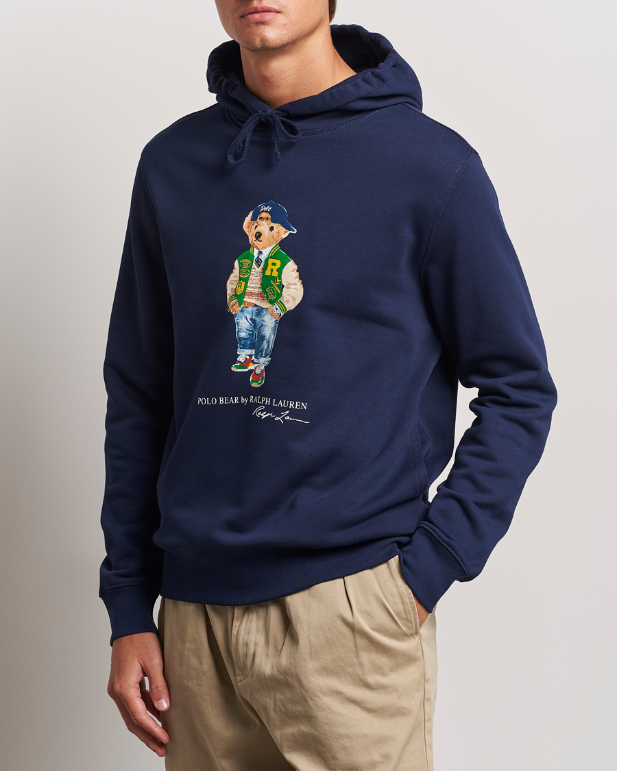 Hombres | Jerséis y prendas de punto | Polo Ralph Lauren | Varsity Bear Hoodie Navy