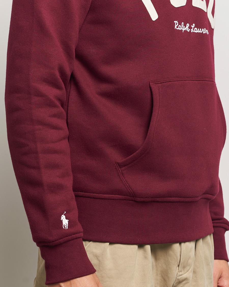 Hombres | Jerséis y prendas de punto | Polo Ralph Lauren | RL Varsity Fleece Hoodie Classic Wine
