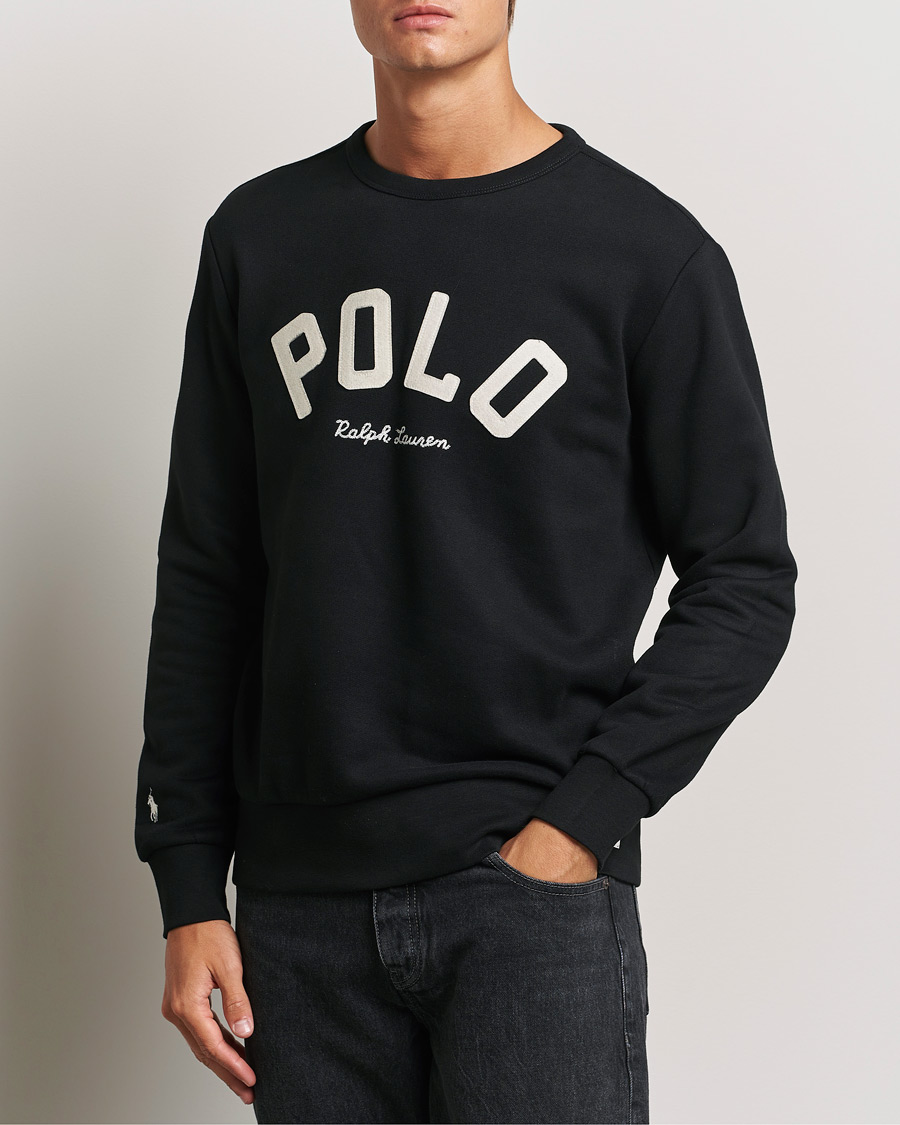Hombres | Jerséis y prendas de punto | Polo Ralph Lauren | RL Varsity Sweatshirt Polo Black