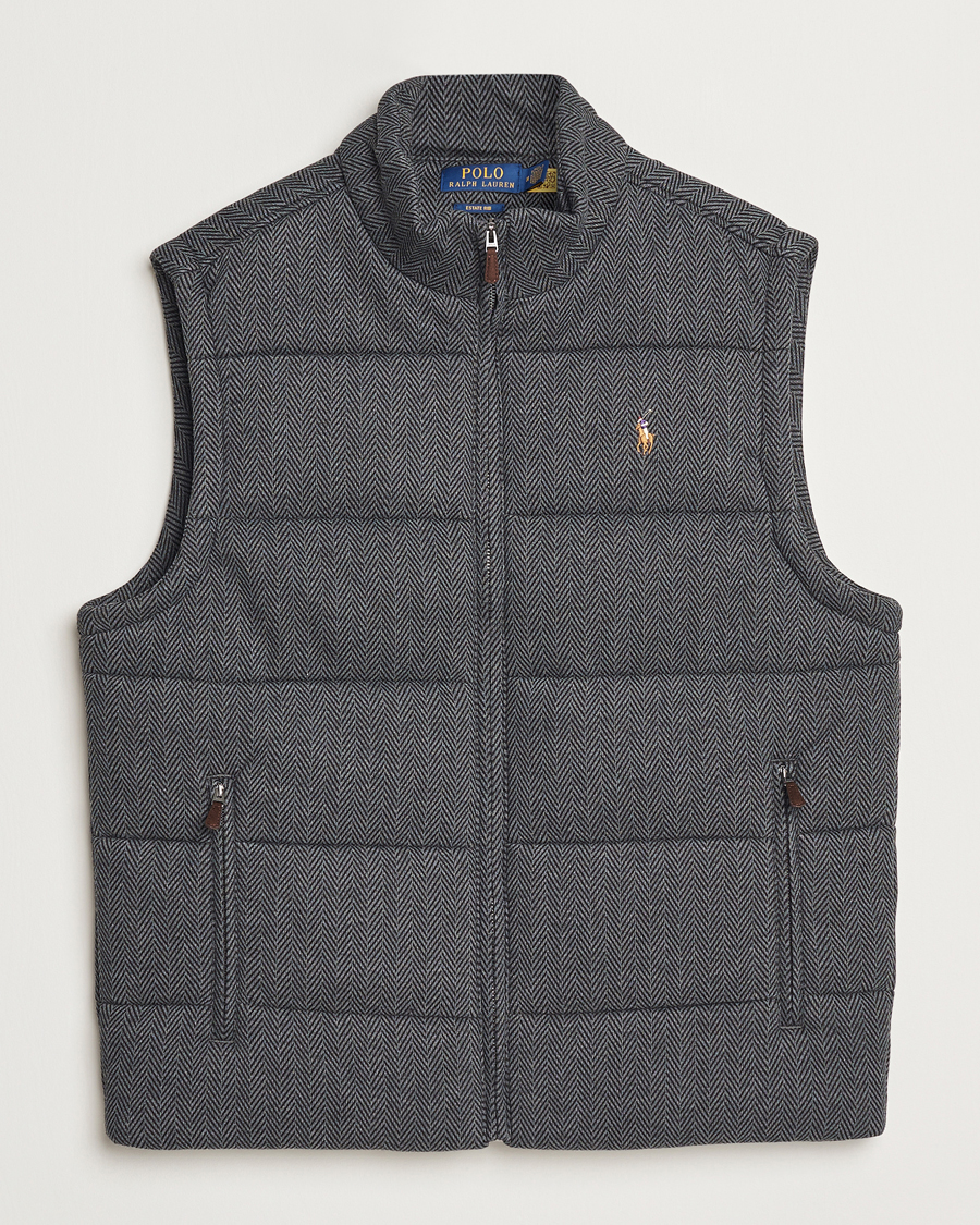 Hombres | Abrigos y chaquetas | Polo Ralph Lauren | Quilted Vest Stadium Grey Heather Herringbone