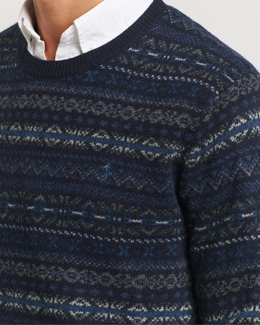 Hombres | Jerséis y prendas de punto | Polo Ralph Lauren | Wool Fairisle Sweater Navy Combo