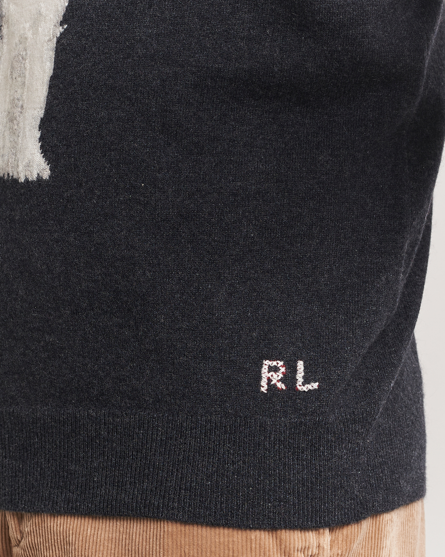 Hombres | Jerséis y prendas de punto | Polo Ralph Lauren | Holiday Dog Cashmere Sweater Dark Granite Heather