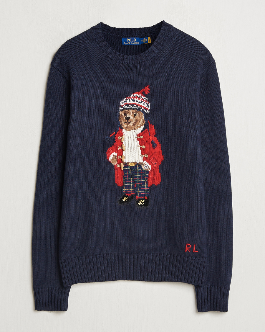 Hombres | Jerséis y prendas de punto | Polo Ralph Lauren | Holiday Bear Sweater RL Navy