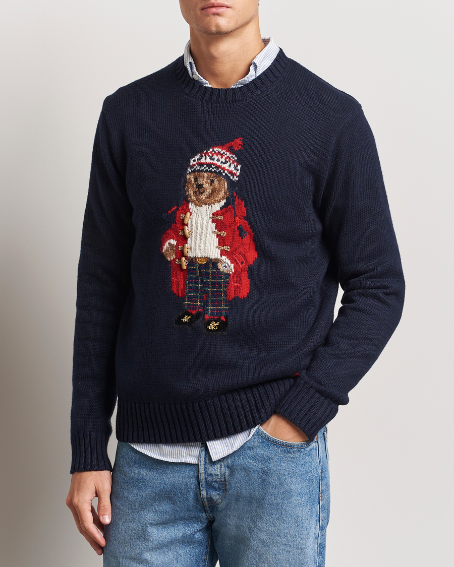 Hombres | Jerséis y prendas de punto | Polo Ralph Lauren | Holiday Bear Sweater RL Navy