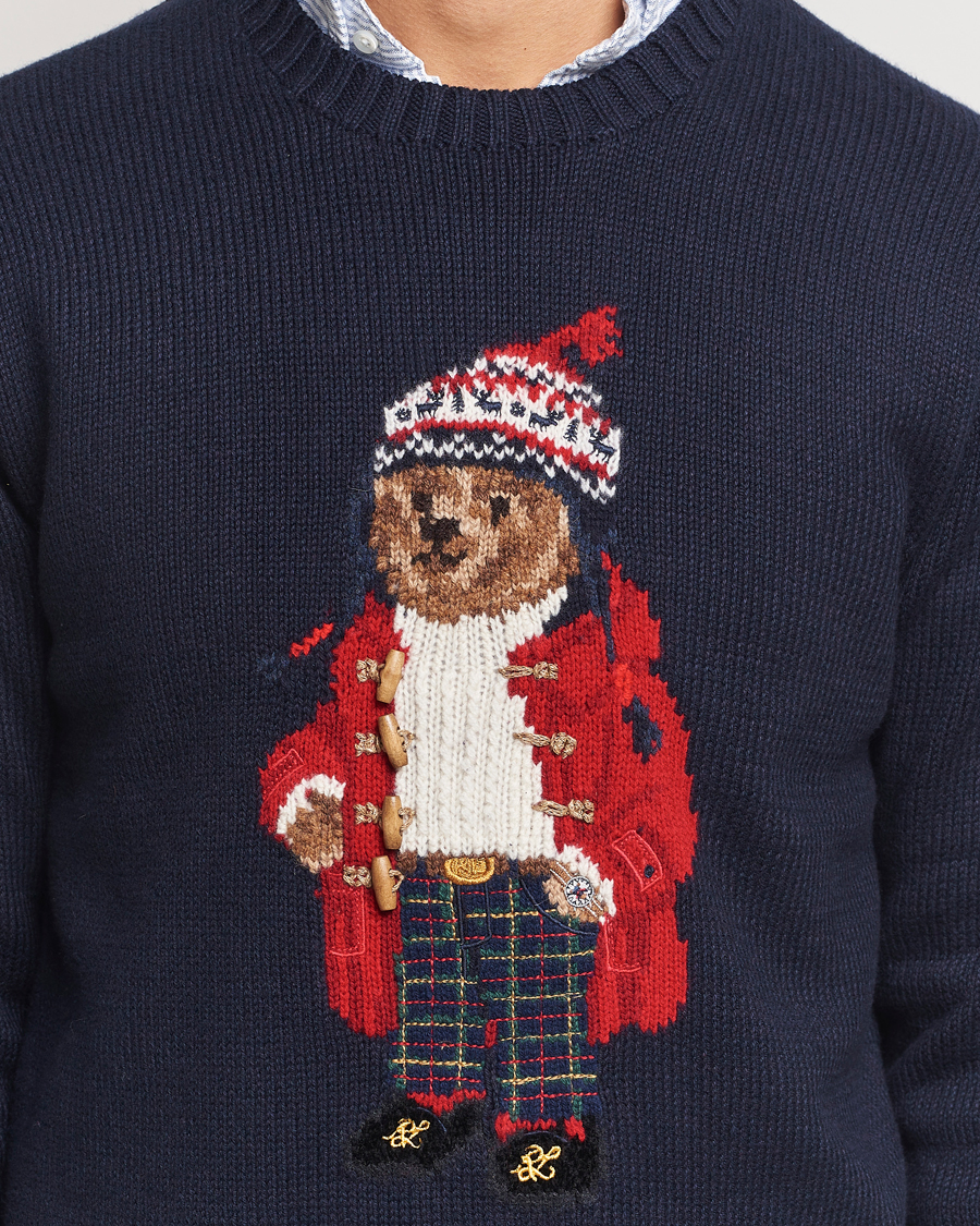 Hombres | Jerséis y prendas de punto | Polo Ralph Lauren | Holiday Bear Sweater RL Navy