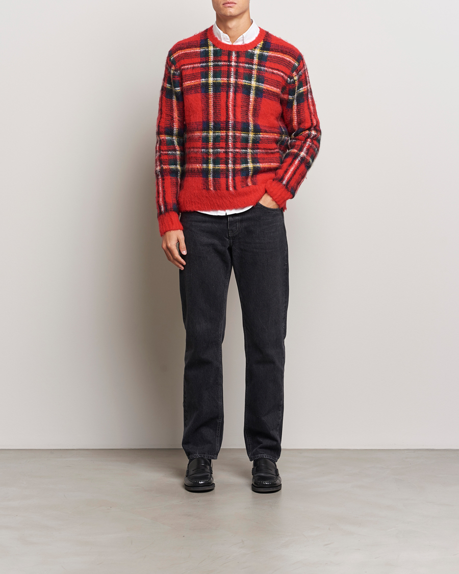 Hombres | Jerséis y prendas de punto | Polo Ralph Lauren | Plaid Wool Sweater Red Combo