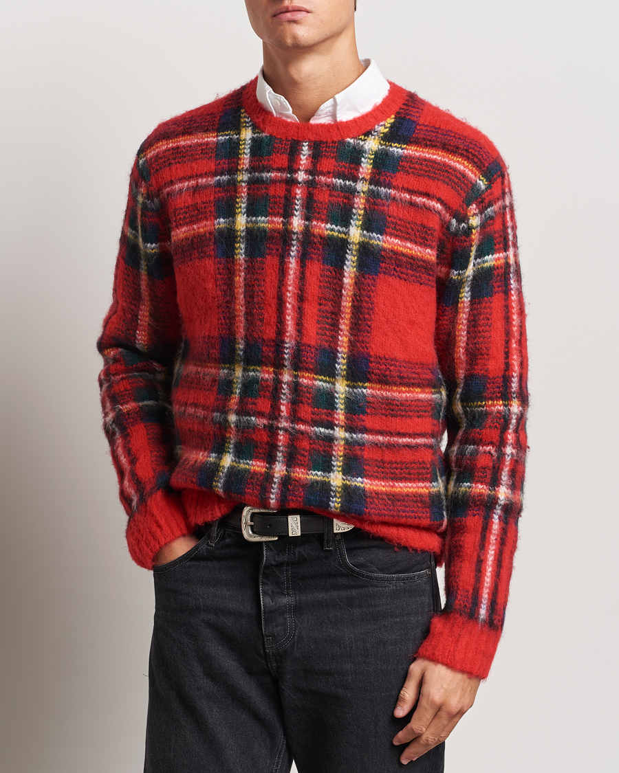 Hombres | Jerséis y prendas de punto | Polo Ralph Lauren | Plaid Wool Sweater Red Combo