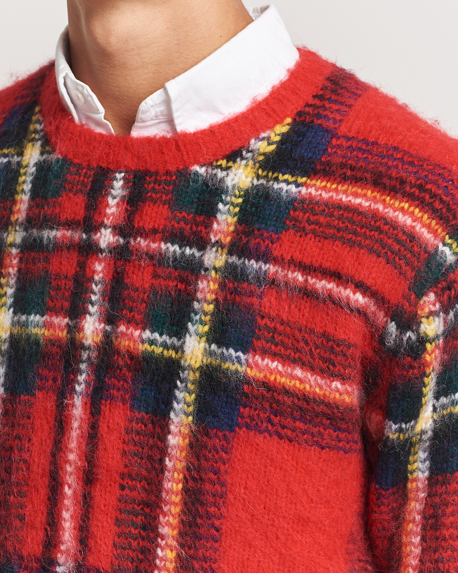 Hombres | Jerséis y prendas de punto | Polo Ralph Lauren | Plaid Wool Sweater Red Combo
