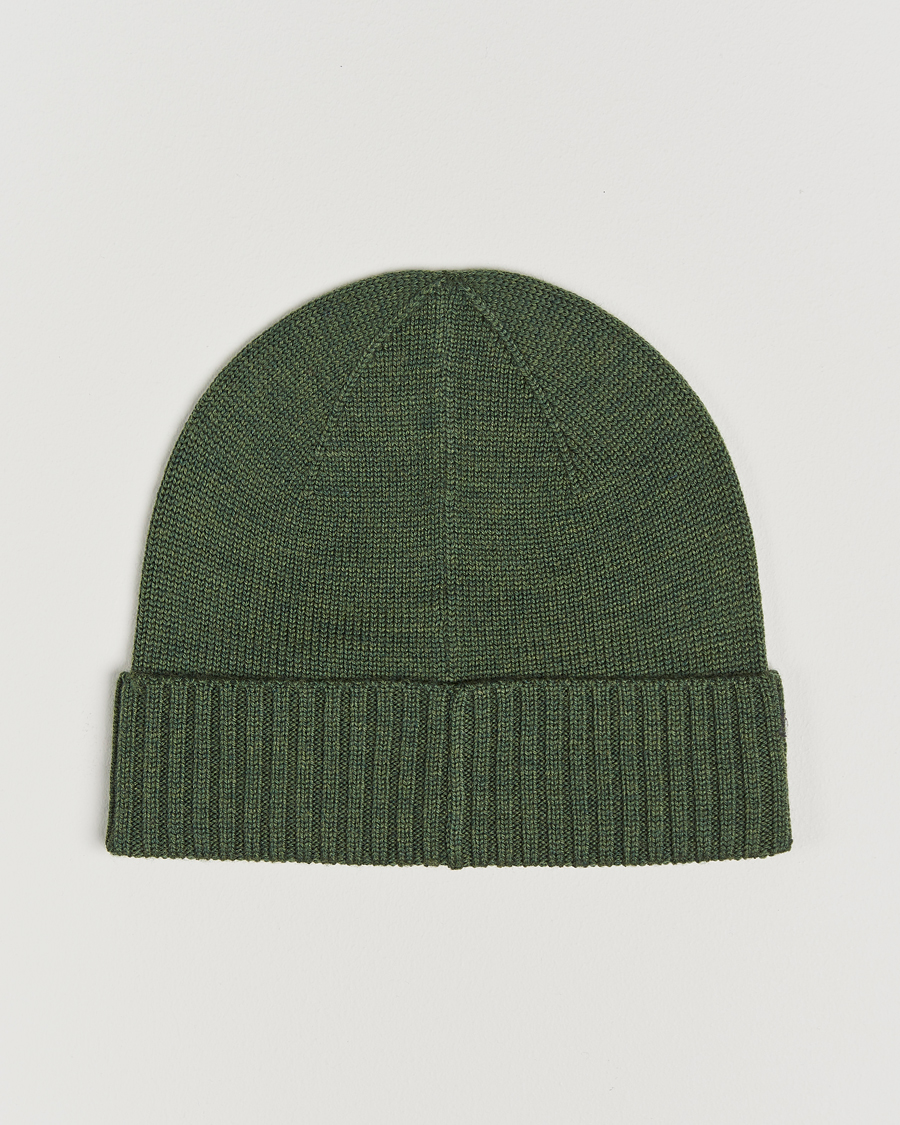 Hombres | Polo Ralph Lauren Merino Beanie Classic Olive Heather | Polo Ralph Lauren | Merino Beanie Classic Olive Heather