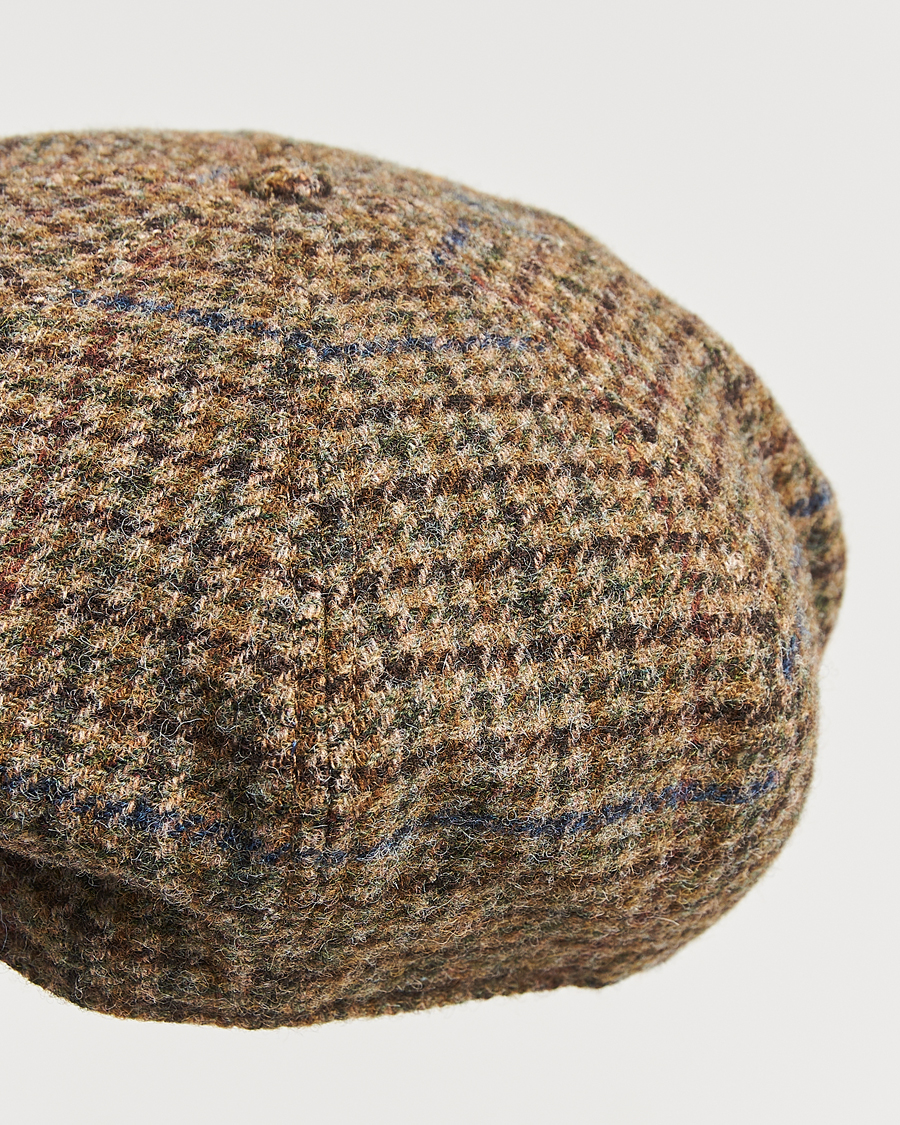 Hombres | Polo Ralph Lauren Newsboy Herringbone Cap Sage/Tan | Polo Ralph Lauren | Newsboy Herringbone Cap Sage/Tan