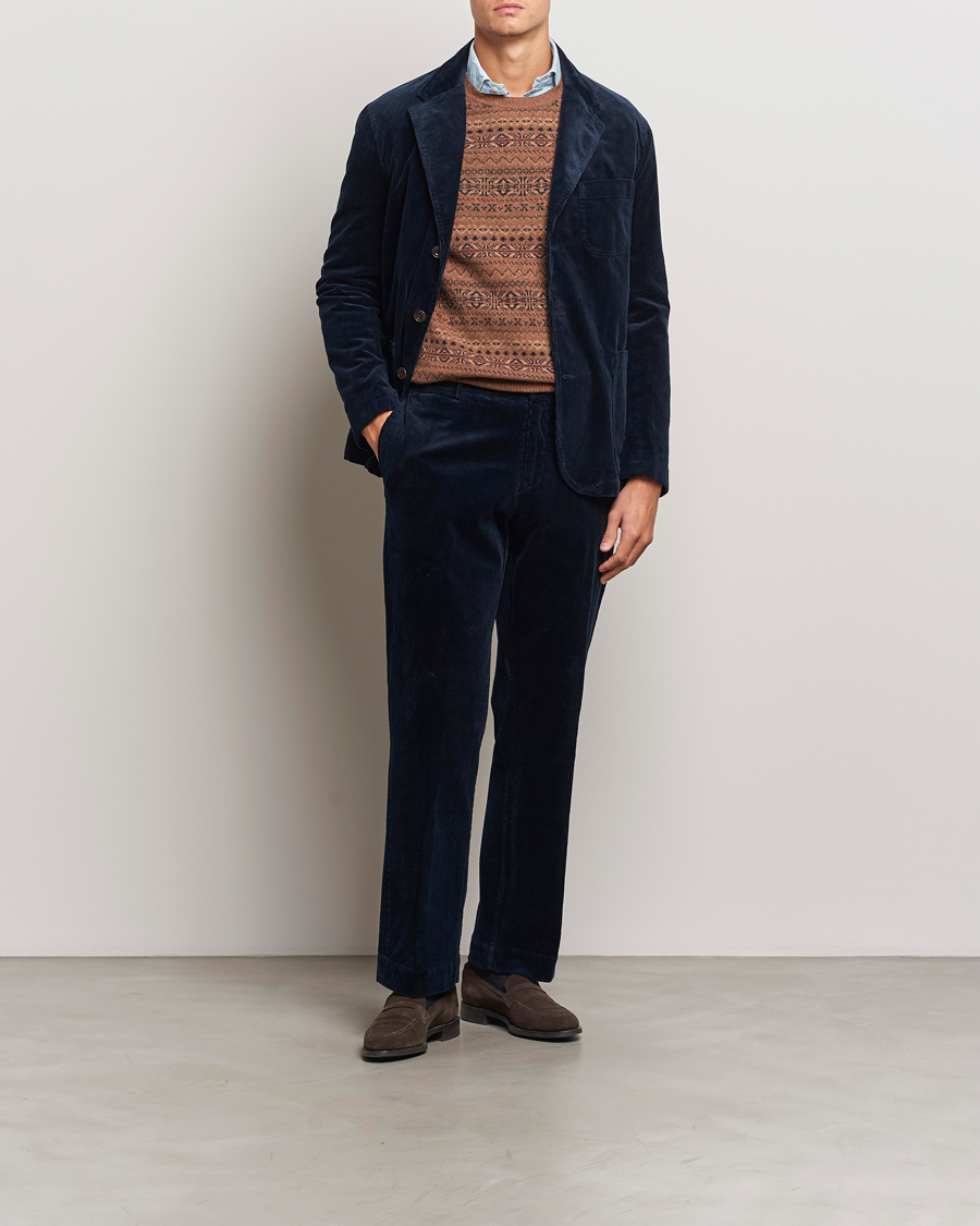 Hombres | Blazers | Polo Ralph Lauren | Corduroy Stretch Blazer Aviator Navy