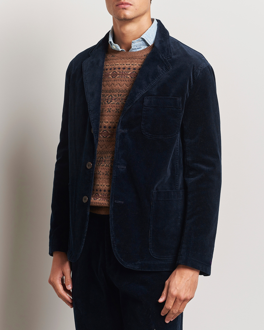 Hombres | Blazers | Polo Ralph Lauren | Corduroy Stretch Blazer Aviator Navy