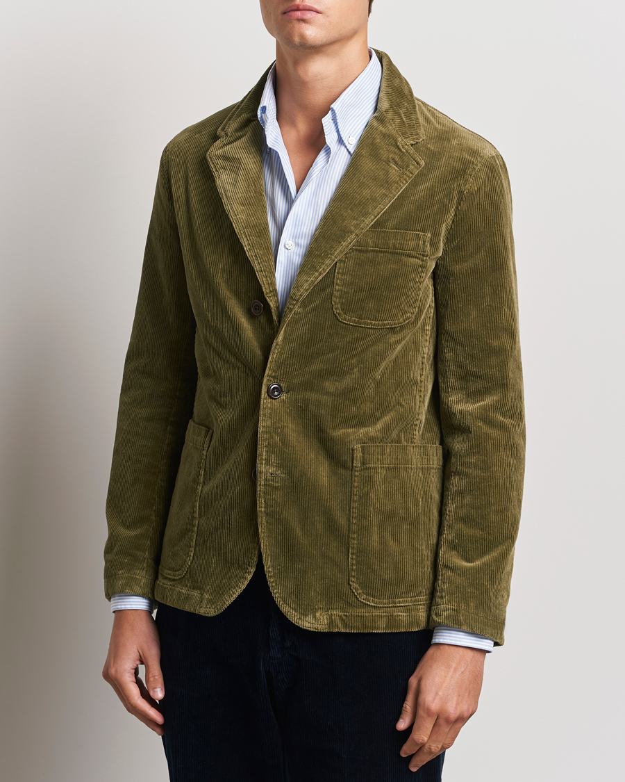 Hombres | Blazers | Polo Ralph Lauren | Corduroy Stretch Blazer Country Olive