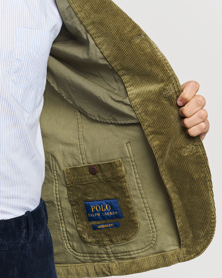 Hombres | Blazers | Polo Ralph Lauren | Corduroy Stretch Blazer Country Olive
