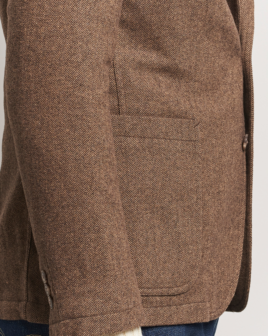 Hombres | Blazers | Polo Ralph Lauren | Classic Herringbone Sportcoat Brown/Tan