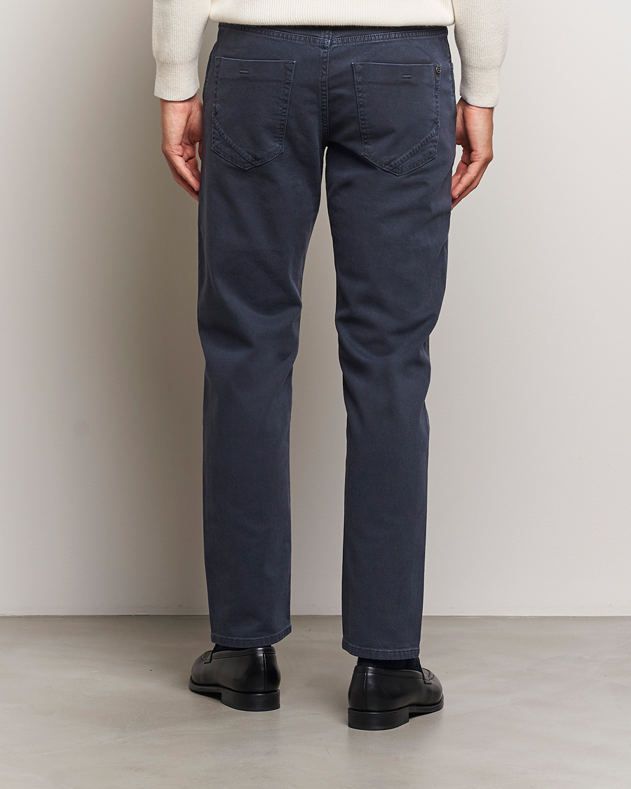 Hombres | Pantalones | Incotex | 5-Pocket Bull Denim Pants Navy