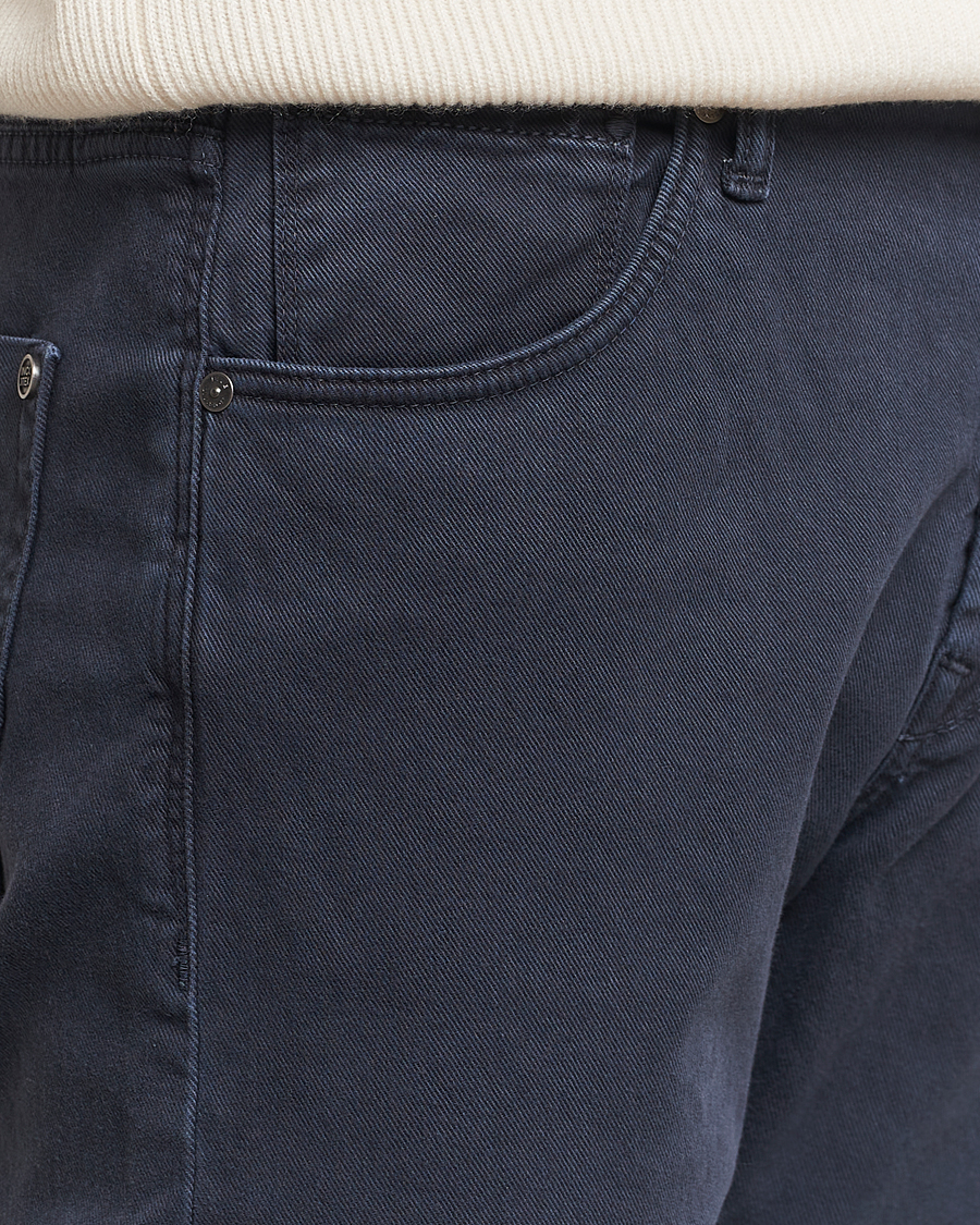 Hombres | Pantalones | Incotex | 5-Pocket Bull Denim Pants Navy