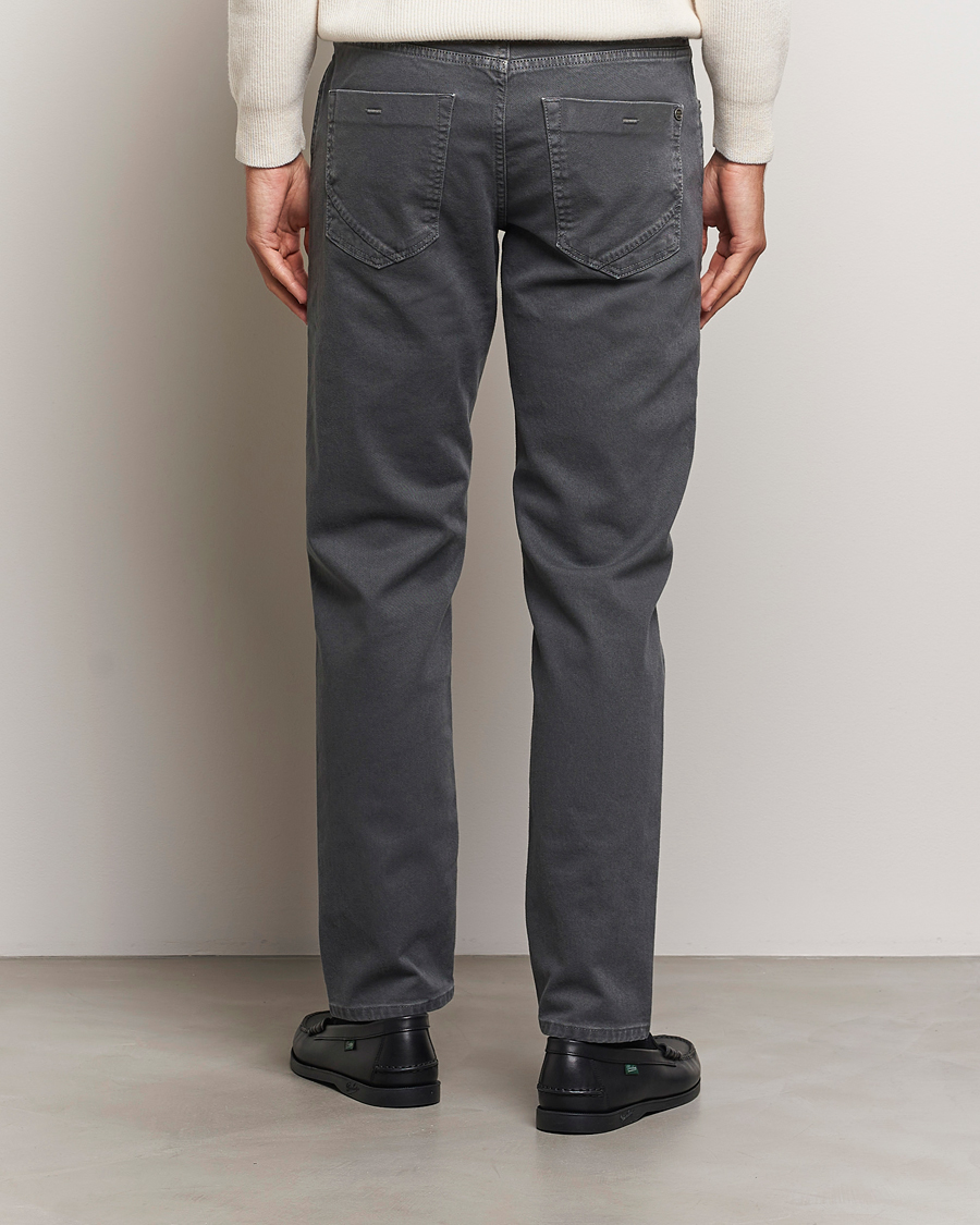 Hombres | Pantalones | Incotex | 5-Pocket Bull Denim Pants Dark Grey
