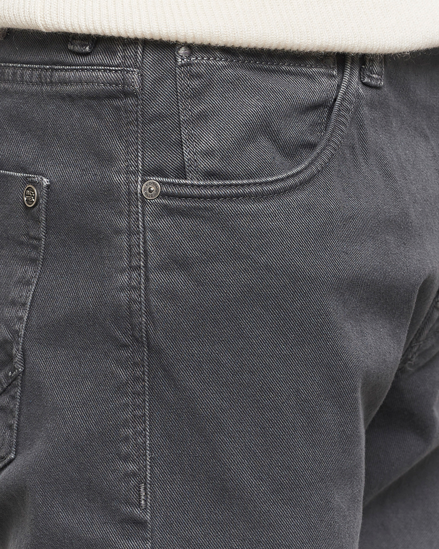 Hombres | Pantalones | Incotex | 5-Pocket Bull Denim Pants Dark Grey