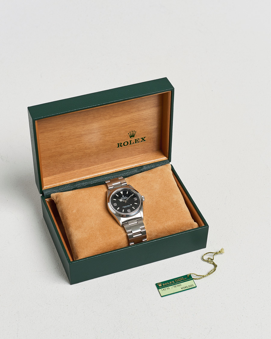 Hombres | Rolex Pre-Owned Explorer 14270 Silver | Rolex Pre-Owned | Explorer 14270 Silver