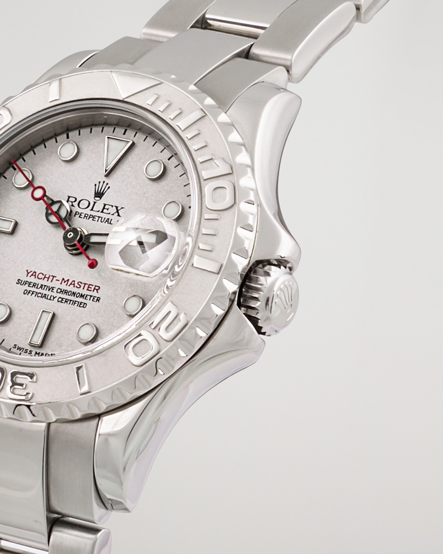 Hombres | Rolex Pre-Owned Yachtmaster 169622 Silver | Rolex Pre-Owned | Yachtmaster 169622 Silver