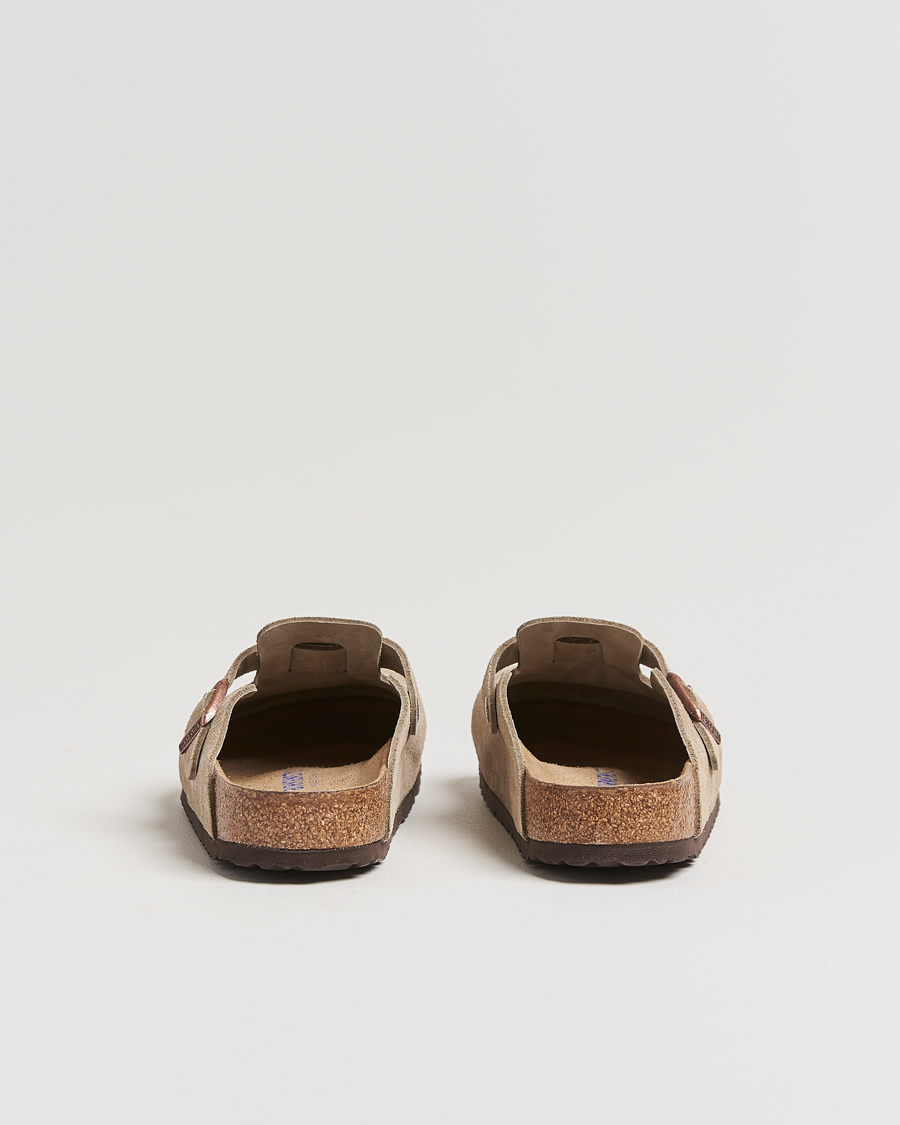 Hombres | Sandalias y chanclas | BIRKENSTOCK | Boston Soft Footbed Taupe Suede